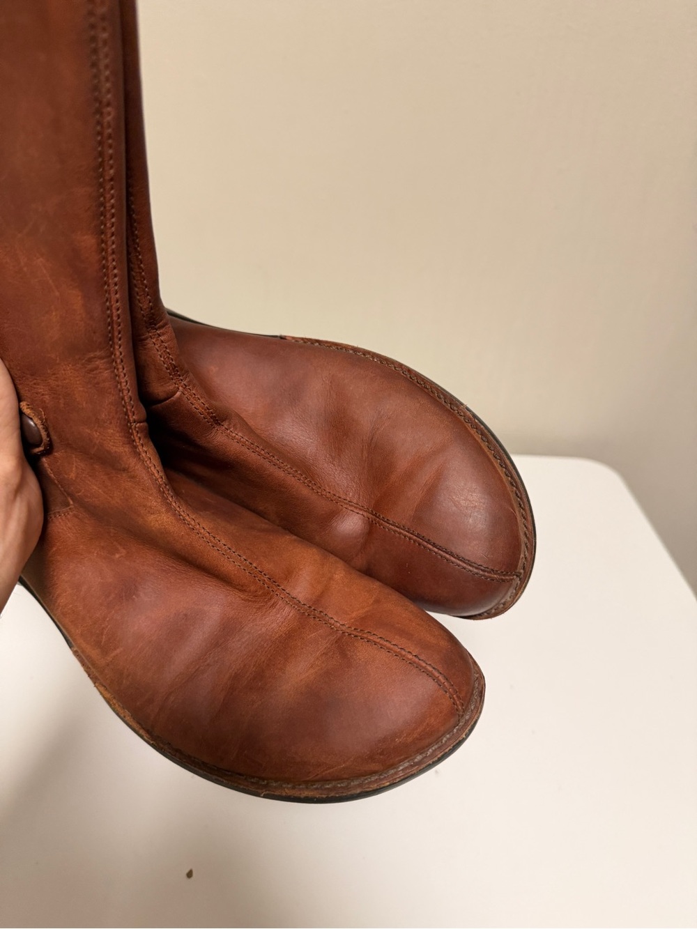 Merrell Tetra Launch Riding Boots Cherry Brown Leather Waterproof Women’s US 7 - Picture 7 of 8